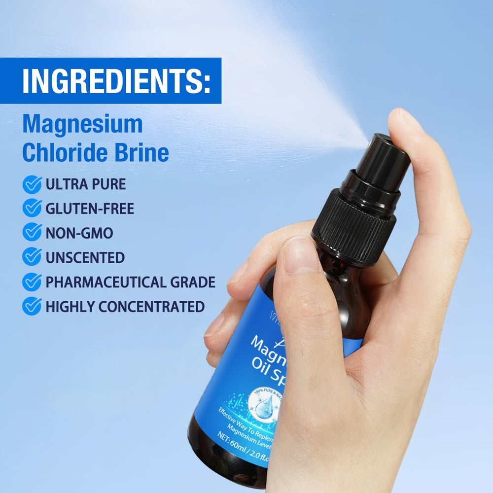 Two magnesium spray bottles for a 2-pack
