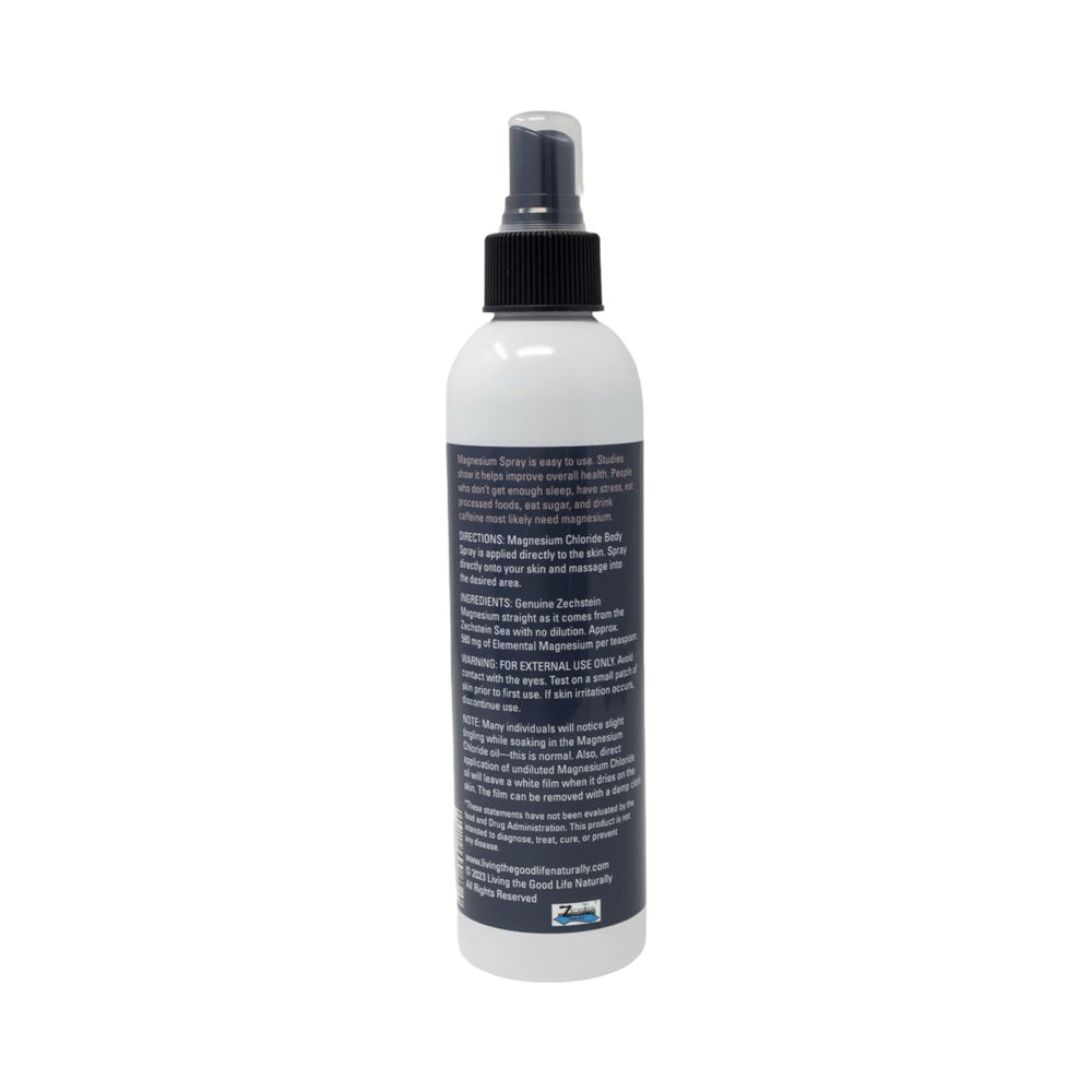 Travel-friendly magnesium spray bottle for on-the-go use