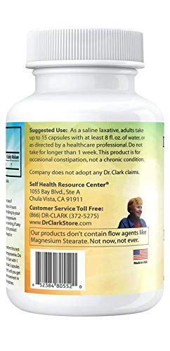 Bottle of Dr Clark Store Magnesium Sulfate USP Epsom Salt (100 capsules)