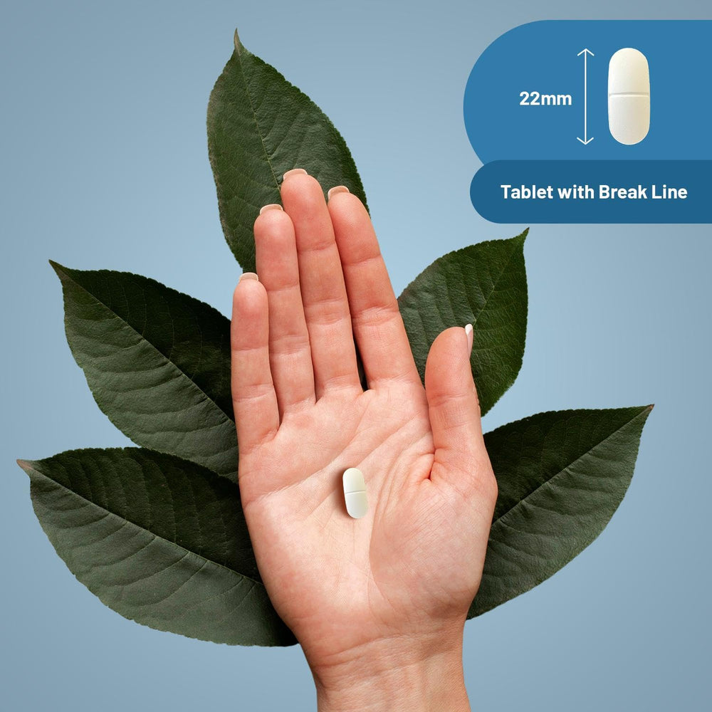 90 vegan tablets in bottle packaging
