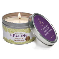 Candle for meditation and intention setting