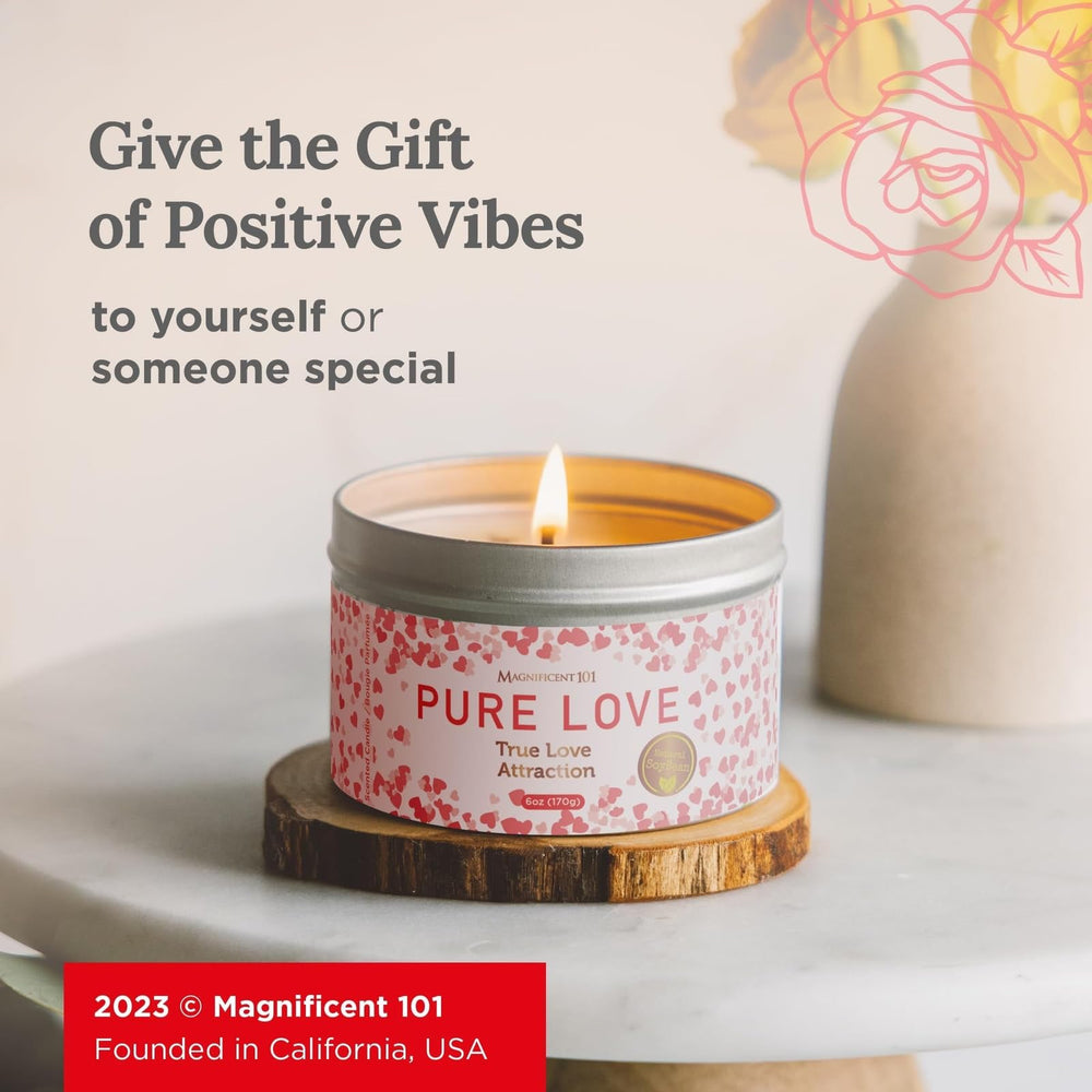 Gift ready Magnificent 101 Pure Love candle
