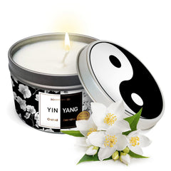 Magnificent 101 Yin Yang Smudge Candle in a 6oz tin