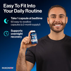Magnesium supplement with vitamins E and B blend