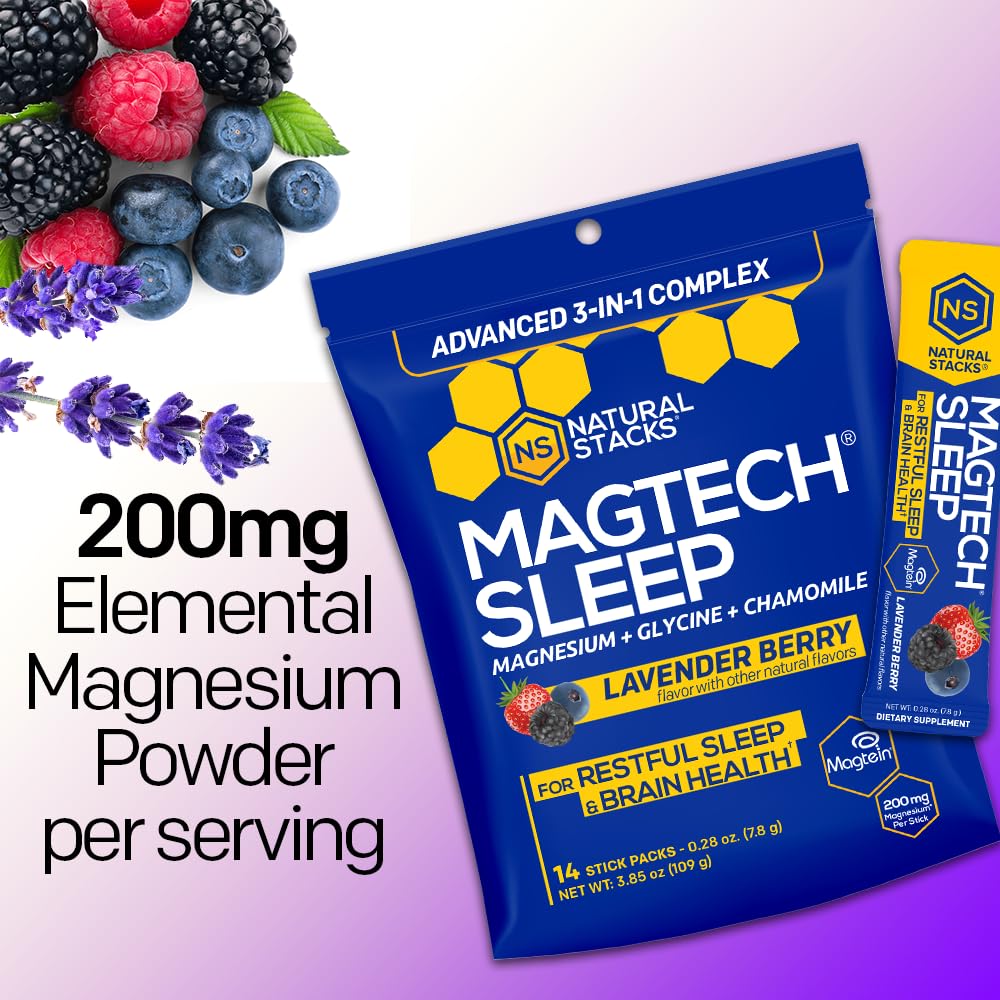 Glycine and chamomile for sleep support