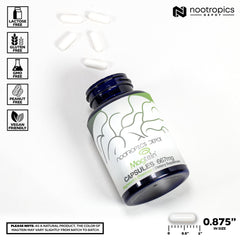 Graphic highlighting memory and brain health benefits of Magtein