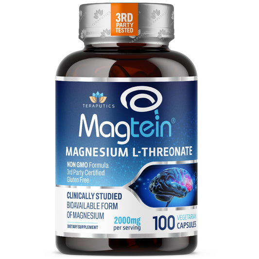 Magtein Magnesium L-Threonate bottle and label