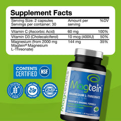 Magtein 60 Veg Capsules packaging image