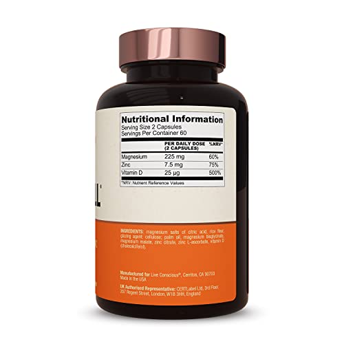 Close-up of bioavailable magnesium forms used in MagWell