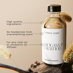 Packaging box for The Magic Scent Mahogany & Teakwood Diffuser Oil