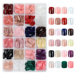 Maigitur 24 solid colors for versatile daily or party nail looks.