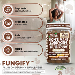 Maitake, Meshima, Poria Cocos and porcini mushroom blend