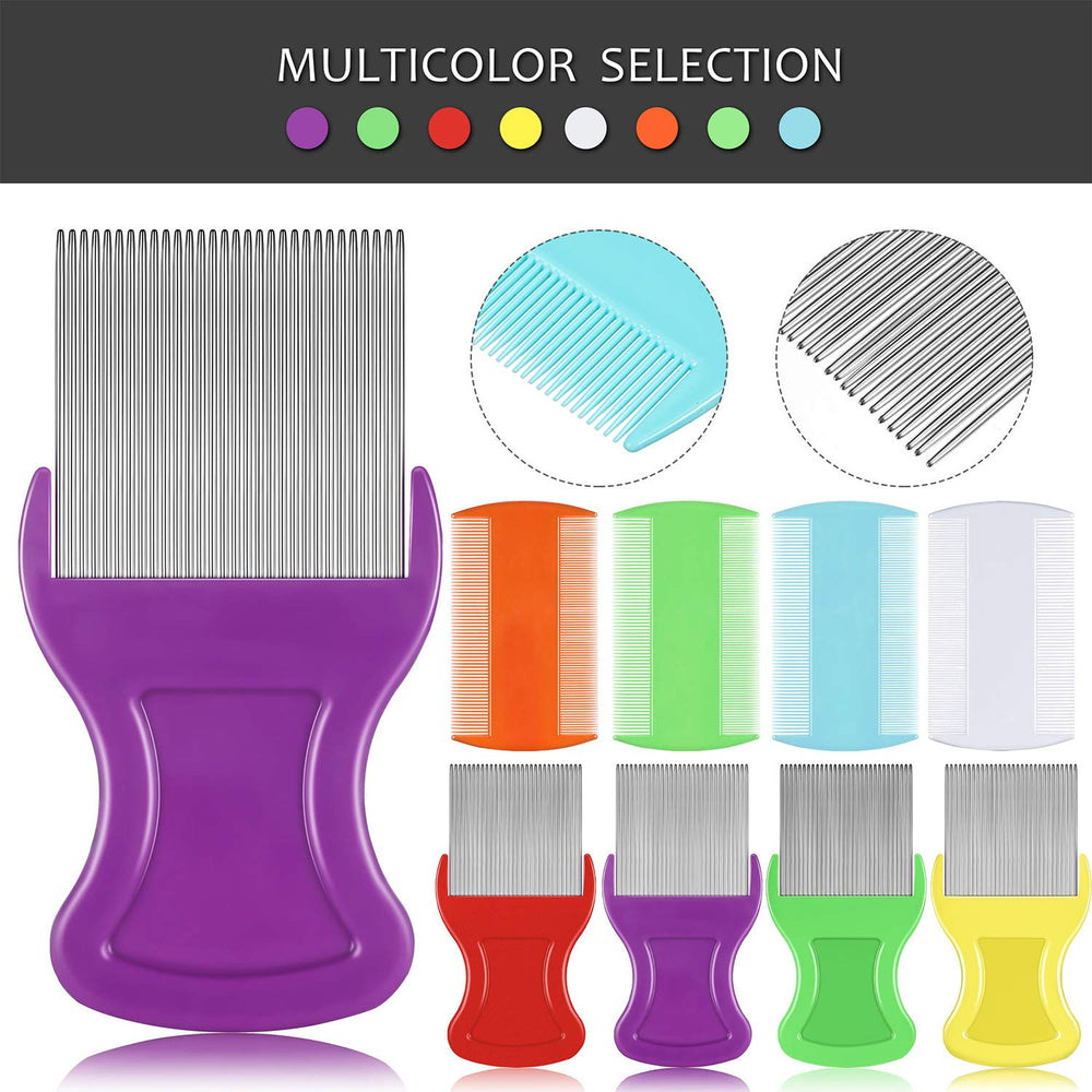 Maitys metal teeth nit removal comb highlights precise removal capability