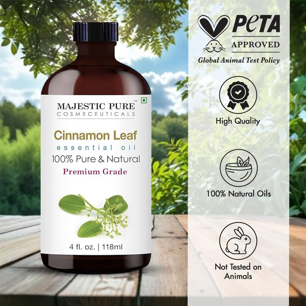Aromatherapy setup with cinnamon essential oil