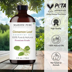 Aromatherapy setup with cinnamon essential oil