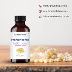 Frankincense essential oil being used in a diffuser
