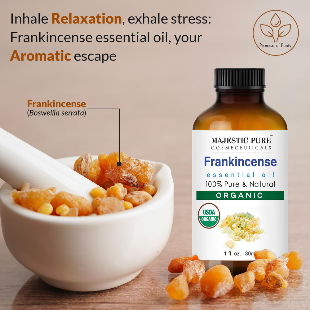 Frankincense essential oil suitable for diffuser and aromatherapy