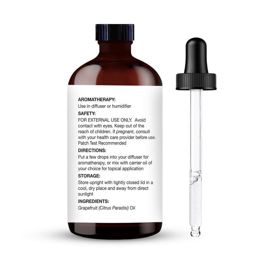 Grapefruit essential oil used in diffuser and aromatherapy