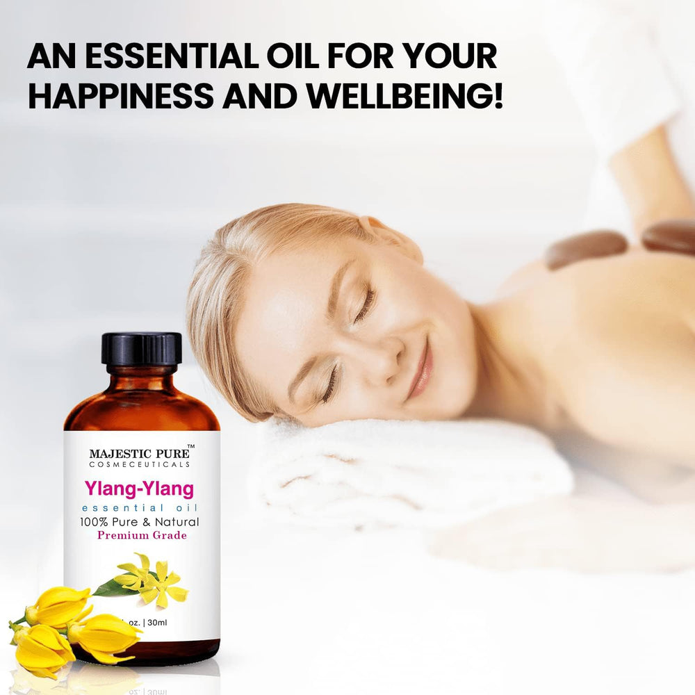 Majestic Pure Ylang Ylang oil for diffusers and aromatherapy