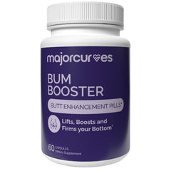 Major Curves Bum Booster Pills bottle - front view