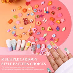 Major Dijit 3D charms feature bears cookies and lollipops for cute accents