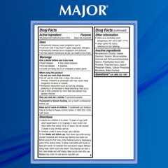 MAJOR dosing guidance: 2-3 sprays per nostril every 10-12 hours.