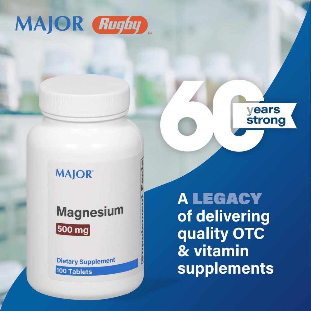 Major Pharmaceuticals branding on bottle