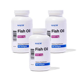 Front packaging of MAJOR Omega-3 Fish Oil 1000mg 100 softgels 3-pack
