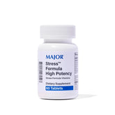 Front view of MAJOR Stress Formula bottle with 60 tablets