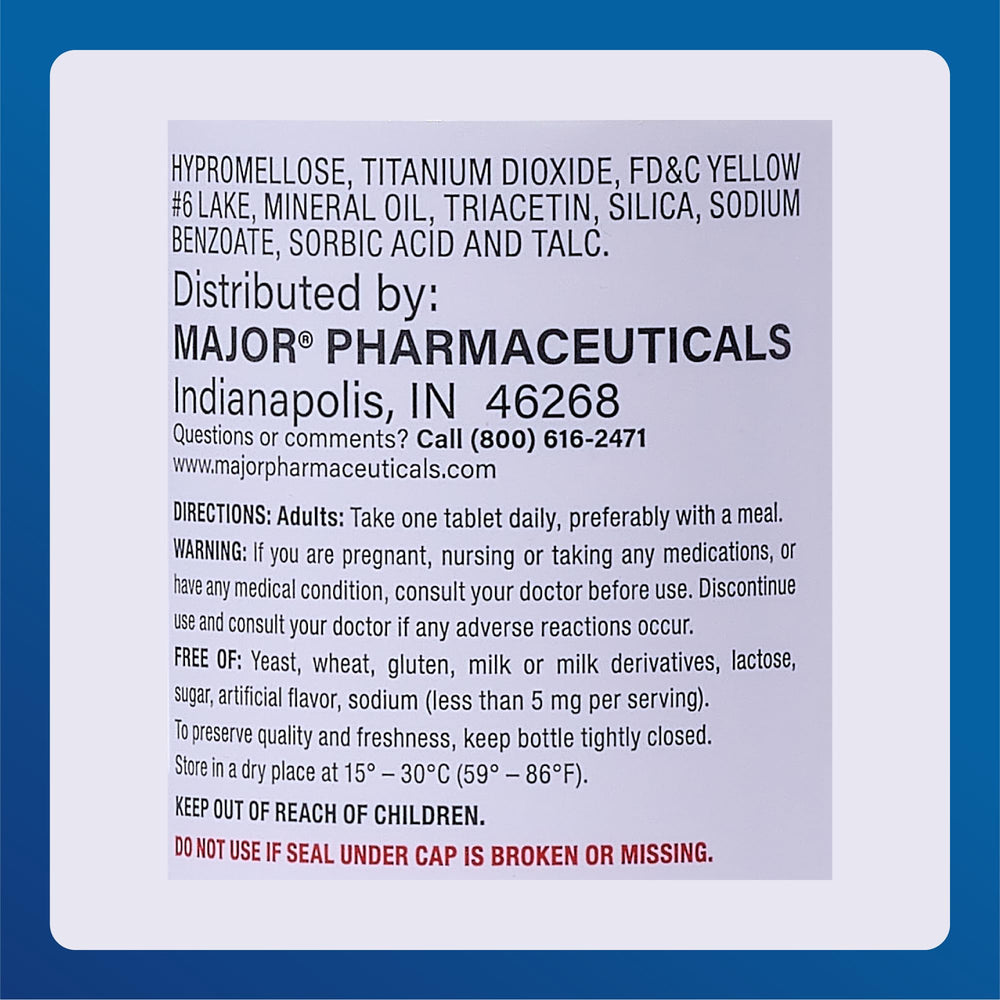 Quality formulation and regulatory compliance statement
