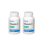 Front view of MAJOR Vitamin-C 250 mg tablets in Pack of 2
