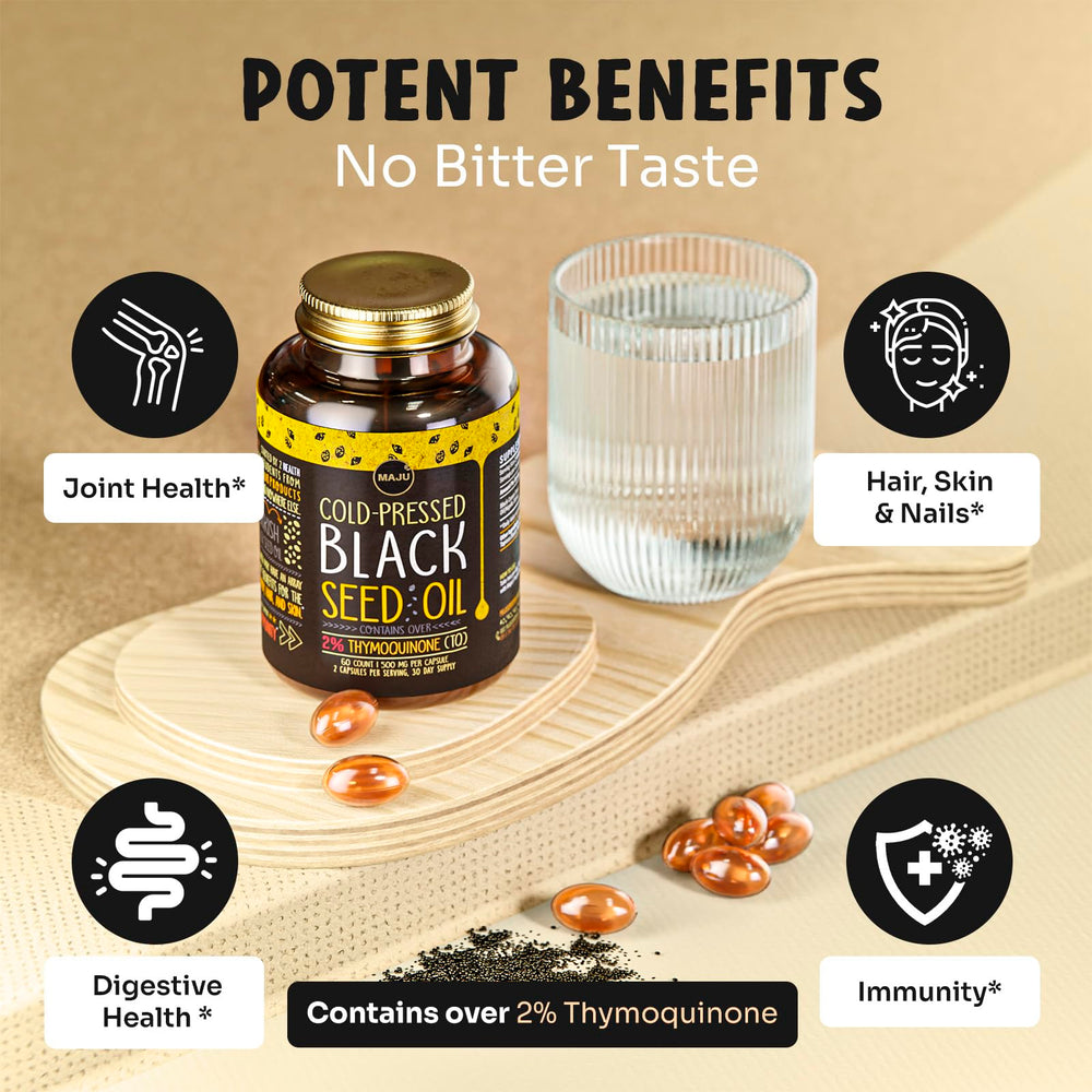 Image illustrating cold-pressed Turkish Nigella Sativa oil