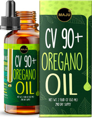 MAJU Oregano Oil Drops bottle – 2 fl oz label