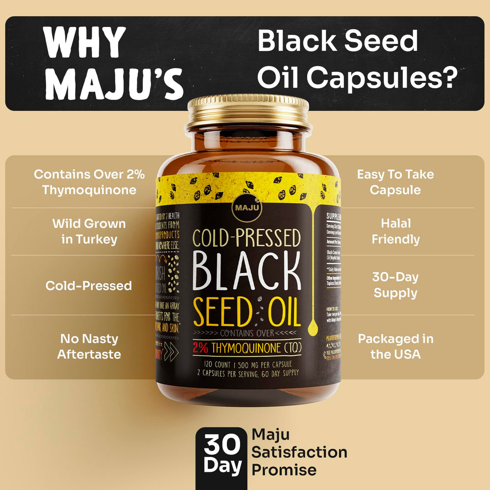 Maju Superfoods daily-use concept shows capsule ready for routine.