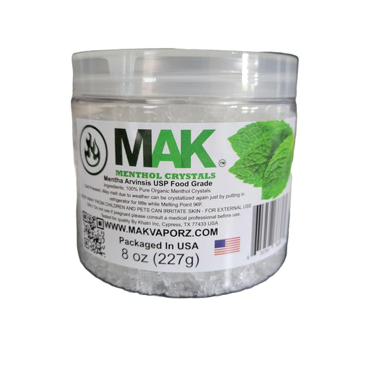 Mak Menthol Crystals 8 oz jar