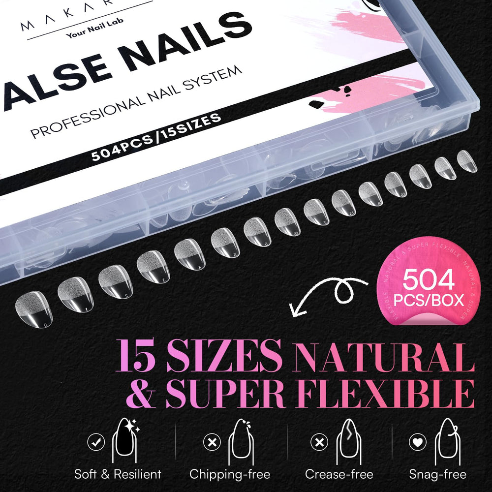 Makartt 15-size set fits a wide range of nails.