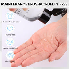Makartt Brush Cleaner Solution creates light foam for fast cleansing