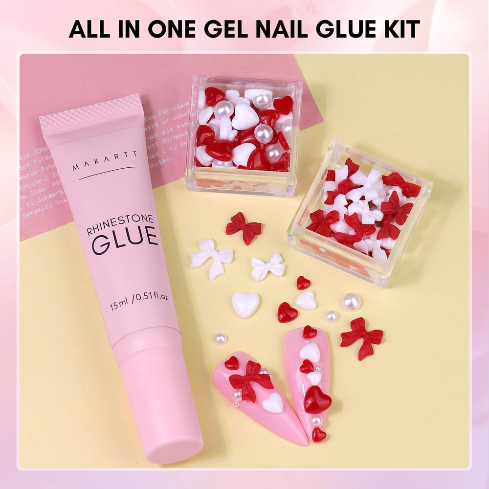 Makartt nail art decor set for 3D designs and embellishments