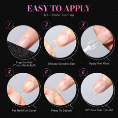 Makartt odorless non-toxic nail tips packaging for safe salon use