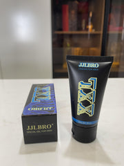 Travel-friendly compact bottle of the cream
