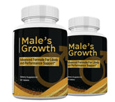 Two-pack Male's Growth bottle and packaging