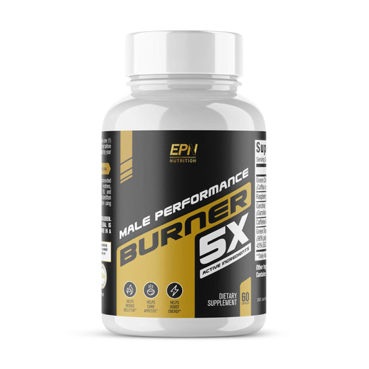 Product pack shot of Male Performance Burner bottle
