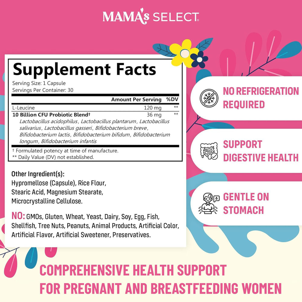 Prenatal probiotic capsules for pregnancy support