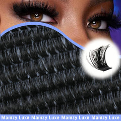 Mamzy Luxe 100D clusters deliver dramatic full-volume effect.