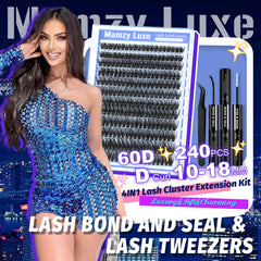 Mamzy Luxe Glue Bond Seal image highlights durable hold and finishing touch.