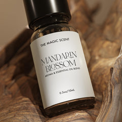 Illustration of Mandarin Blossom notes: mandarin, lotus, musk