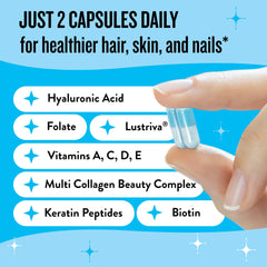 Hair strands showing thicker, fuller appearance