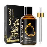 MAYJAM Mango Fragrance Oil in an amber 100ml bottle
