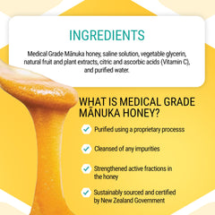 ManukaGuard Deep Allercleanse spray nozzle in action for precise dosing.