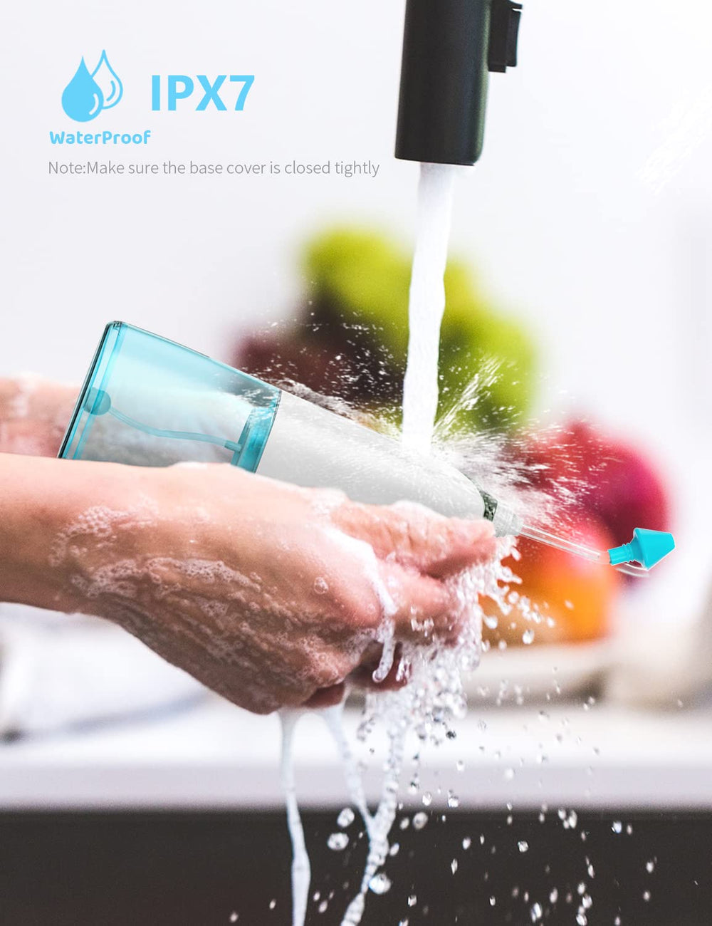MAOEVER nasal-irrigation-300ml-tank provides ample solution for thorough cleansing.